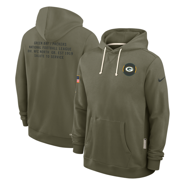 Packers 2025 Nike Men's Salute to Service Hoodie