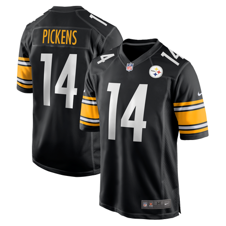 Steelers George Pickens Men's Black Nike Game Jersey