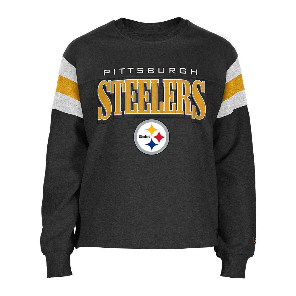 Steelers 2024 New Era Women's Throwback Sweatshirt