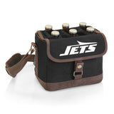 Jets Beer Caddy Cooler Tote with Opener by Picnic Time Pro Football Hall of Fame