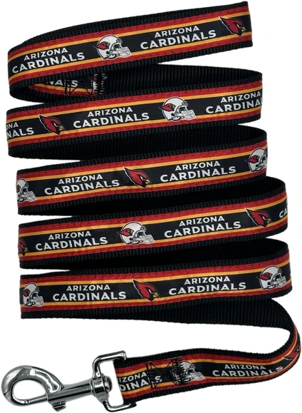 Cardinals Pets First Satin Dog Leash