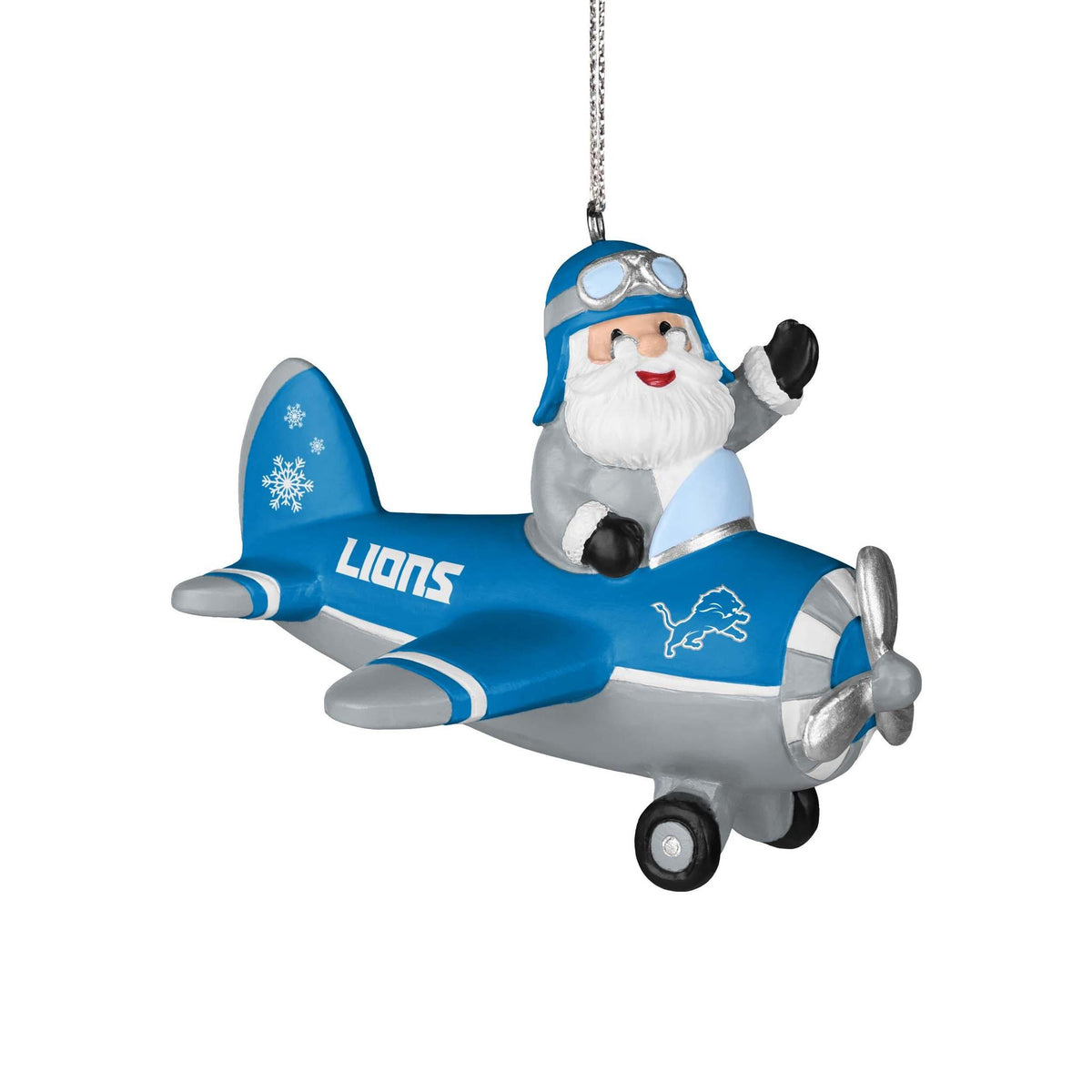 Lions Santa Airplane Ornament Pro Football Hall of Fame