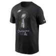 Eagles Super Bowl LIX (59) Men's Nike Champs Trophy T-Shirt