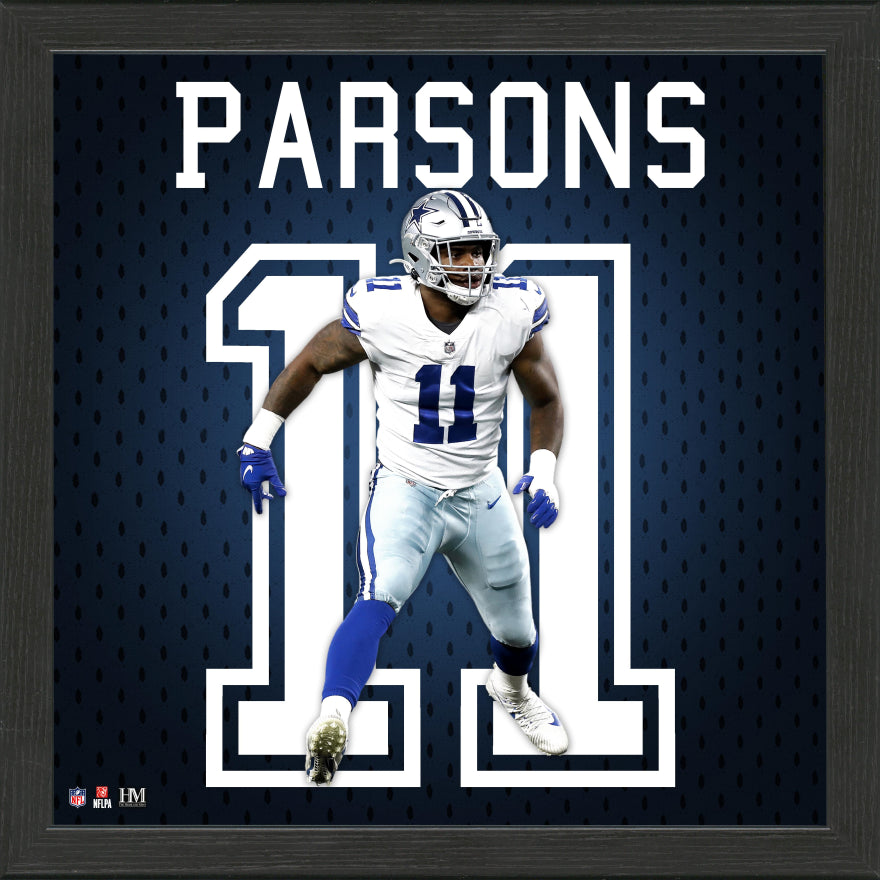 Dallas Cowboys Micah Parsons NFL Impact Jersey Frame – Pro Football Hall of Fame