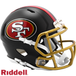 49ers 2025 NFL On-Field Rivalries Mini Speed Helmet