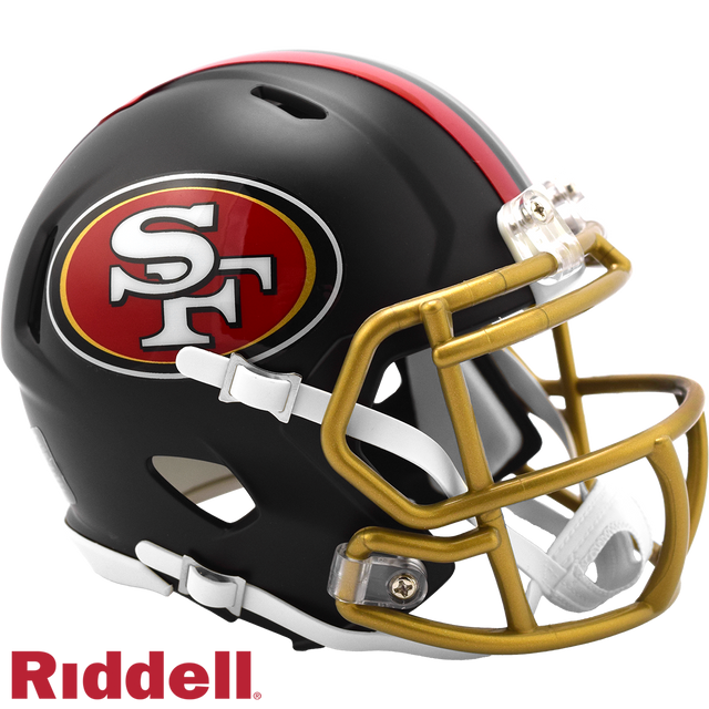 49ers 2025 NFL On-Field Rivalries Mini Speed Helmet