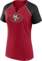 49ers Women's Glittered Short Sleeve T-Shirt