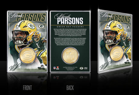 Packers Micah Parsons Bronze Coin Card