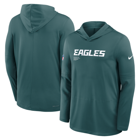 Eagles 2025 Nike Men's Dri-Fit Lightweight Long Sleeve Hoodie Top