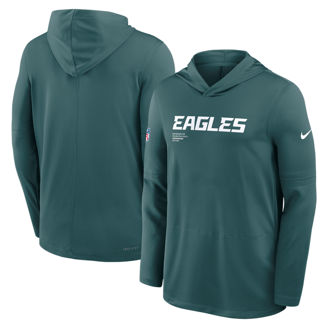Eagles 2025 Nike Men's Dri-Fit Lightweight Long Sleeve Hoodie Top