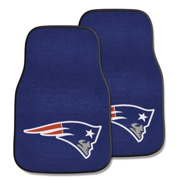 Patriots 2-Piece Carpet Car Mat Set