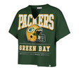 Packers 2025 '47 Brand Women's Elation Oversized Notch T-Shirt
