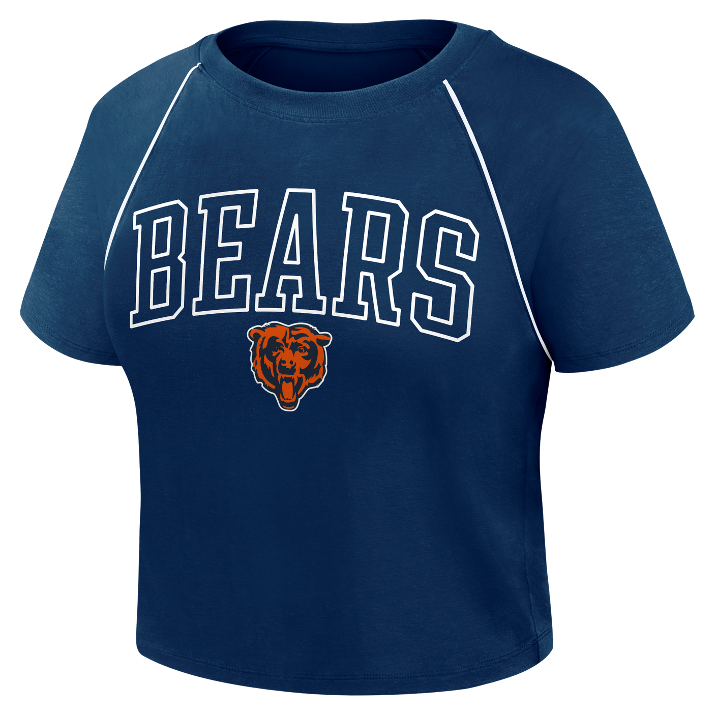 Bears 2026 Fanatics Women's Cropped Short Sleeve Fashion Top
