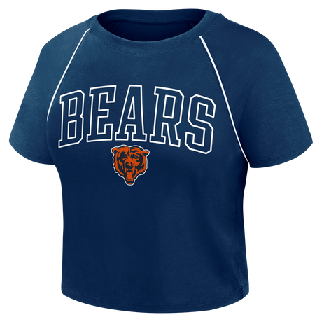 Bears 2026 Fanatics Women's Cropped Short Sleeve Fashion Top