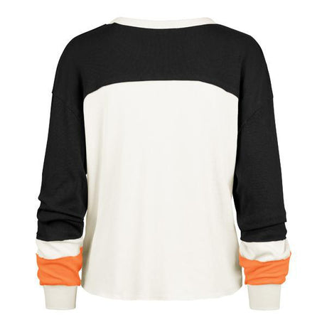 Bengals Women's '47 Double Header Curve Long Sleeve T-Shirt