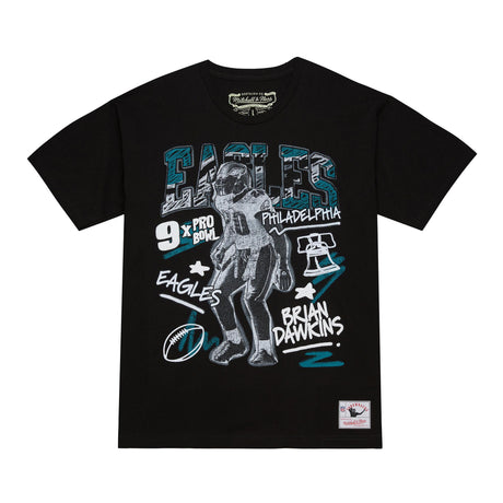 Eagles Brian Dawkins Mitchell & Ness Men's Chalked Up T-Shirt