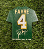 Brett Favre Wood Jersey Jumbo Magnet