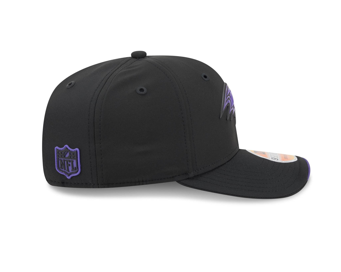 Ravens 2026 New Era Men's 9SEVENTY Stretch Snap Sideline Hat