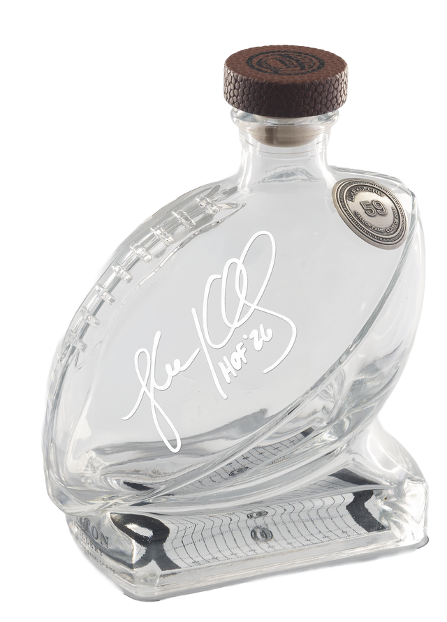 Luke Kuechly Class of 2026 Canton Distillery Football Decanter