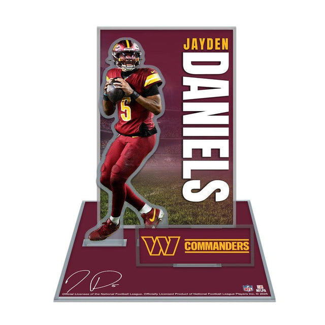 Commanders Jayden Daniels 3D Collector Stand