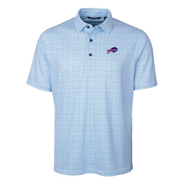 Bills Pike Double Dot Print Stretch Polo