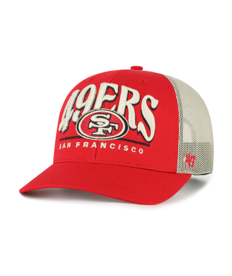 49ers 2025 '47 Brand Men's Arid Strap Trucker Hat