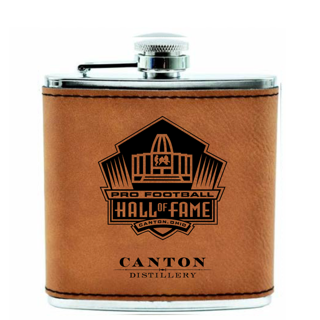 Hall of Fame Leather Flask