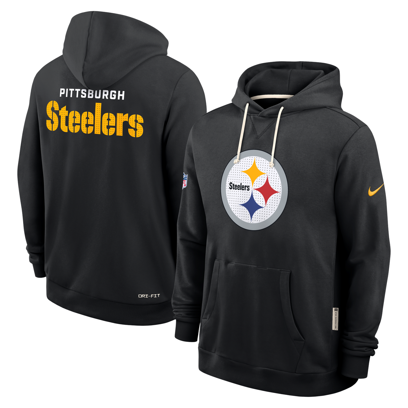Steelers 2025 Nike Men's Sideline DRI-Fit Hoodie