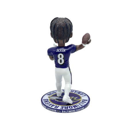 Ravens Lamar Jackson 5 Inch Repeat Name On Base Bobblehead