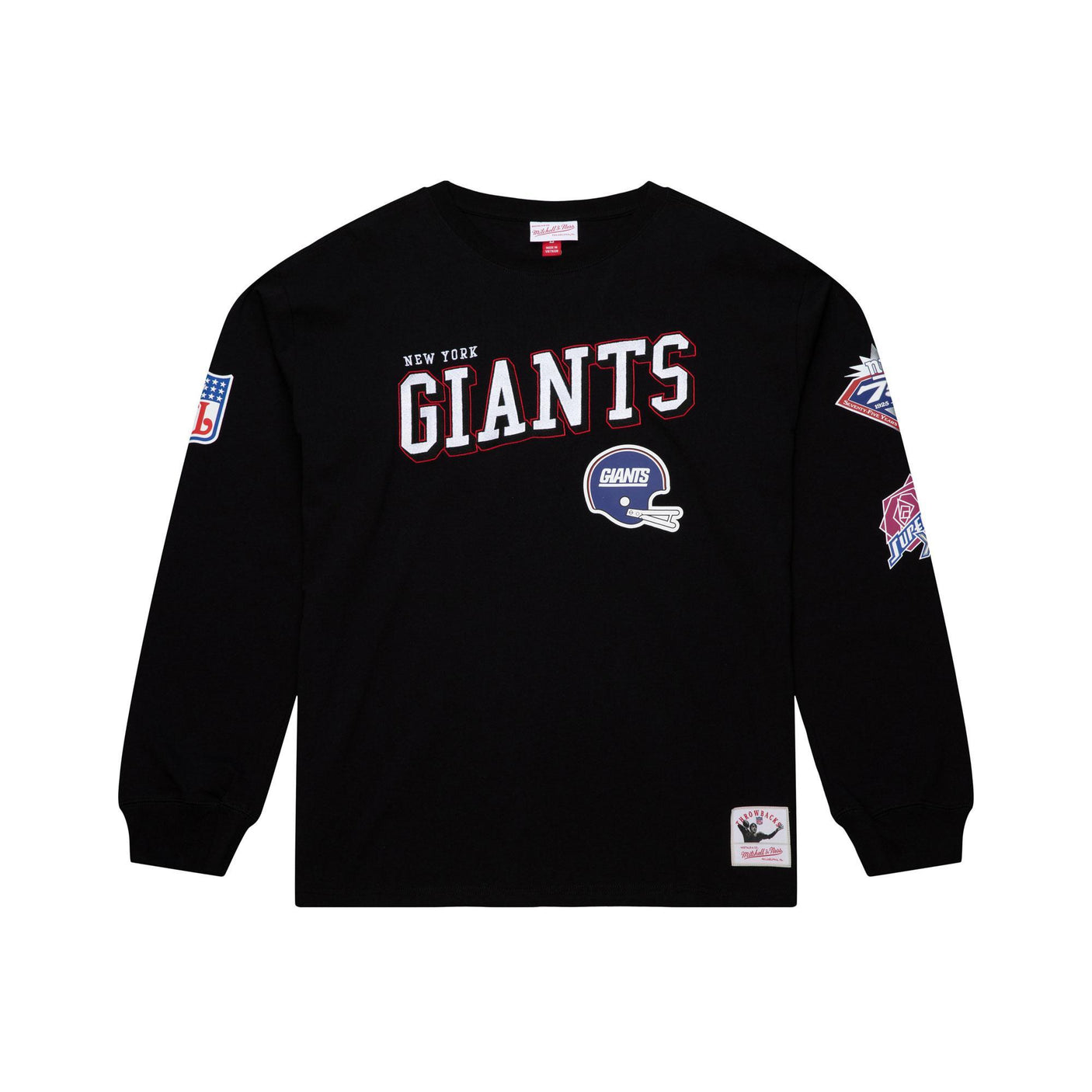 Giants 2026 Mitchell & Ness Vintage Logo Training Camp Long Sleeve T-Shirt