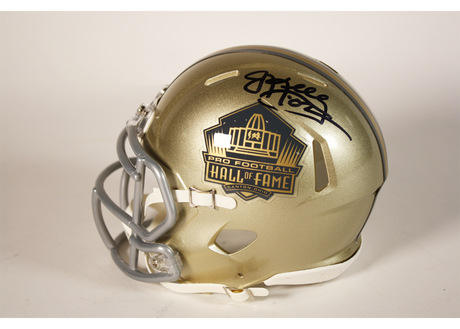 Jim Kelly Autographed Hall Of Fame Gold Mini Helmet