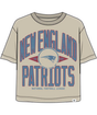 Patriots 2025 '47 Brand Women's Windthrow Ravine Crop T-Shirt