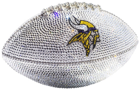 Vikings Swarovski Crystal Full Size Football