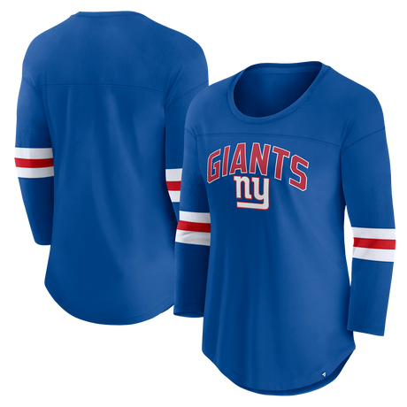 Giants Women's Fanatics First Team Arch 3/4 Sleeve T-Shirt