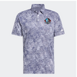 Hall of Fame Adidas Jacquard Polo-Gray