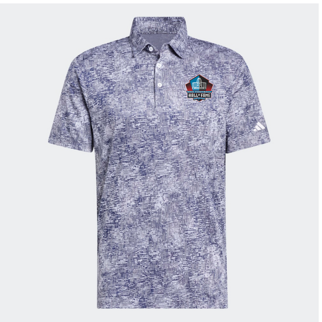 Hall of Fame Adidas Jacquard Polo-Gray