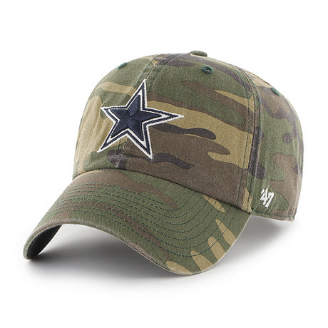 Cowboys '47 Brand Camo Clean Up Hat