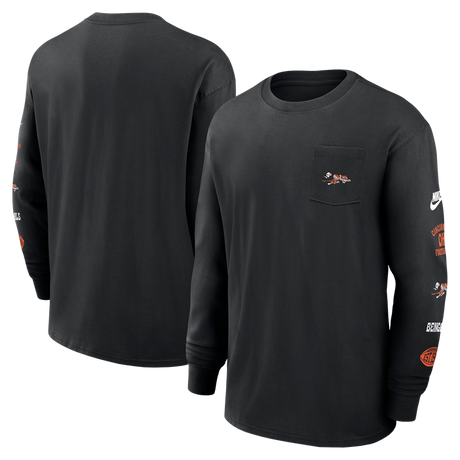 Bengals Men's Nike Heavy Max Pocket Long Sleeve T-Shirt