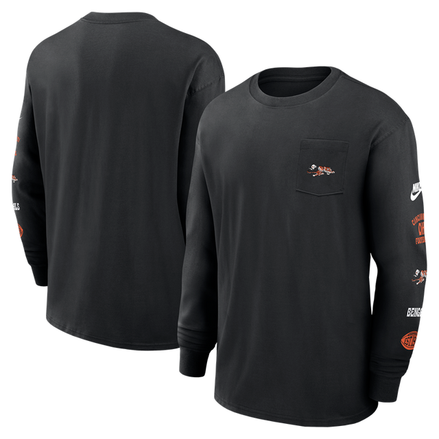 Bengals Men's Nike Heavy Max Pocket Long Sleeve T-Shirt