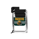 Packers Black Sports Chair