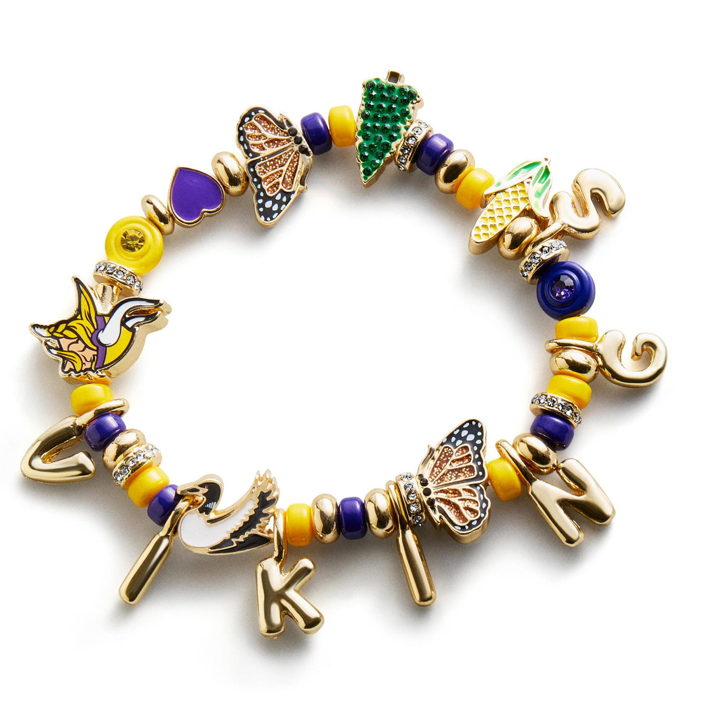 Vikings Motif Beaded Bracelet