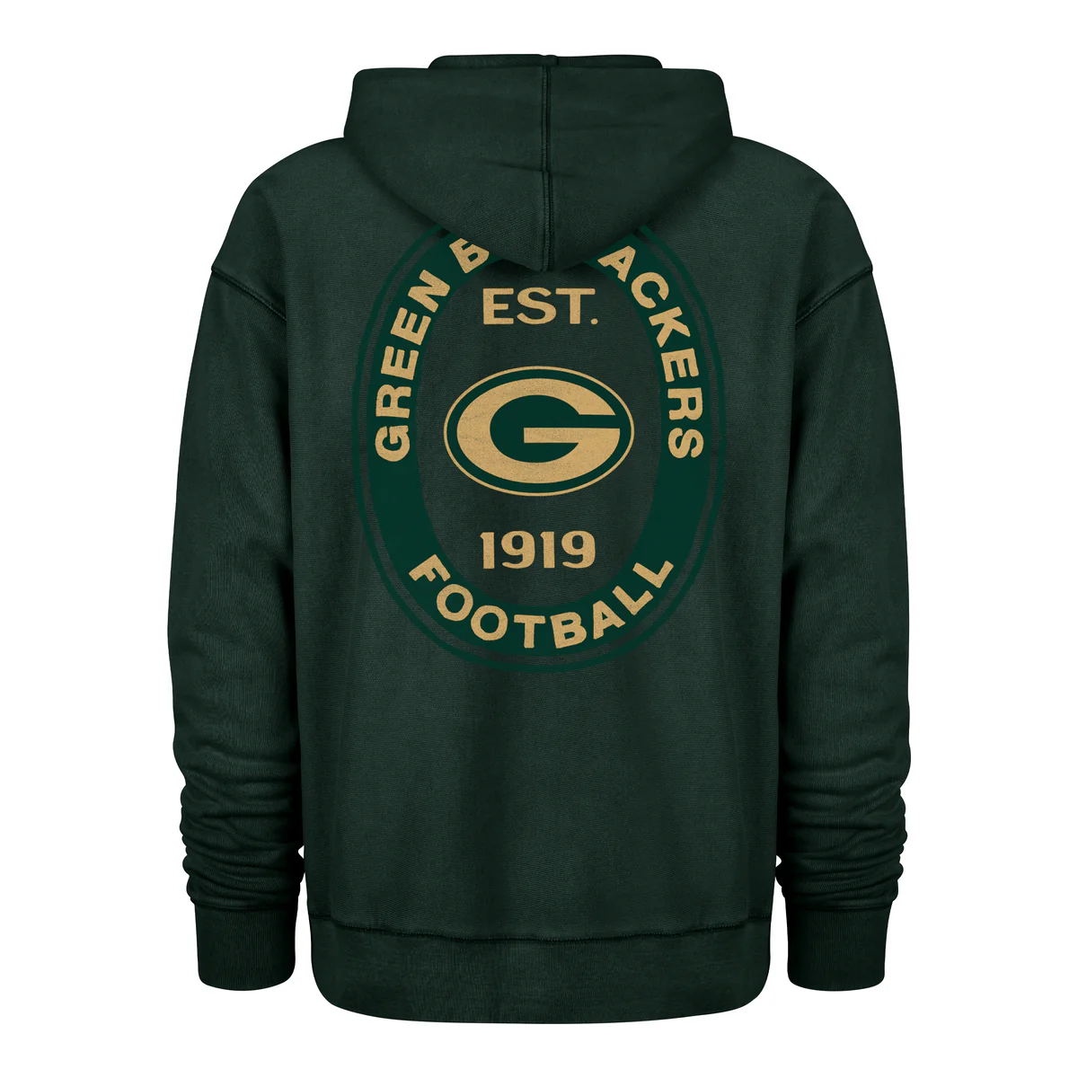 Packers 2025 '47 Brand Men's Historic Cinder Boot Path Ravine Fleece Hoodie