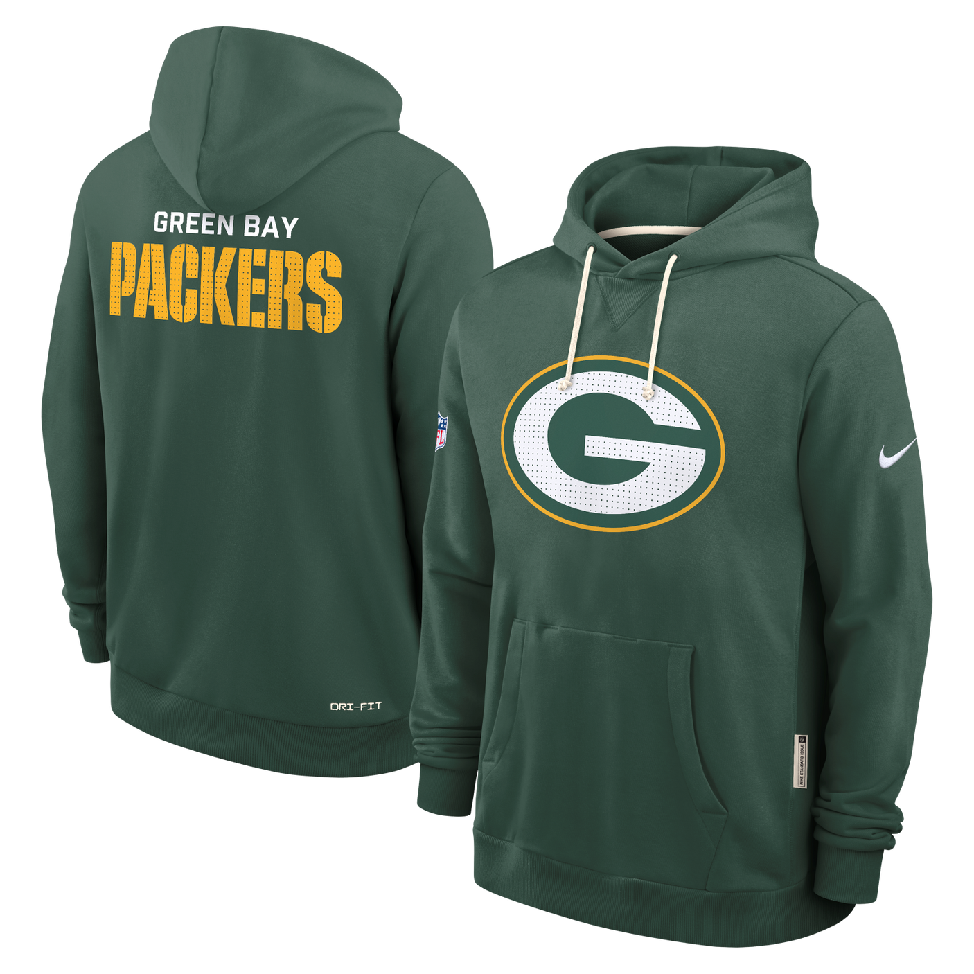 Packers 2025 Nike Men's Sideline DRI-Fit Hoodie