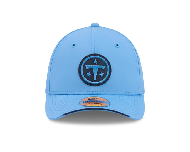 Titans 2026 New Era Men's 39THIRTY Sideline Hat Pro Football Hall of Fame
