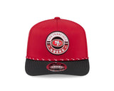 49ers 2026 New Era Men's 9SEVENTY Stretch Snap Two-Tone Hat Pro Football Hall of Fame