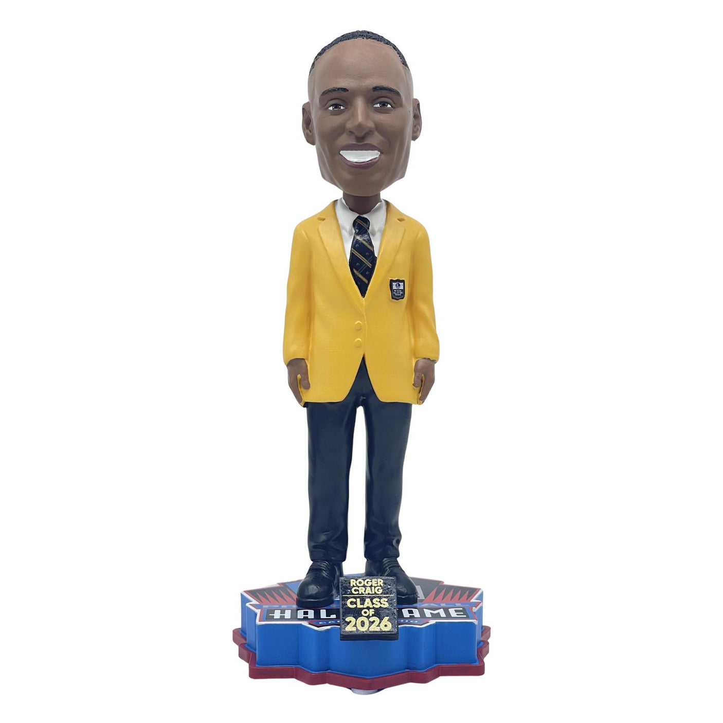 Roger Craig Limited Edition Class of 2026 Gold Jacket Bobblehead