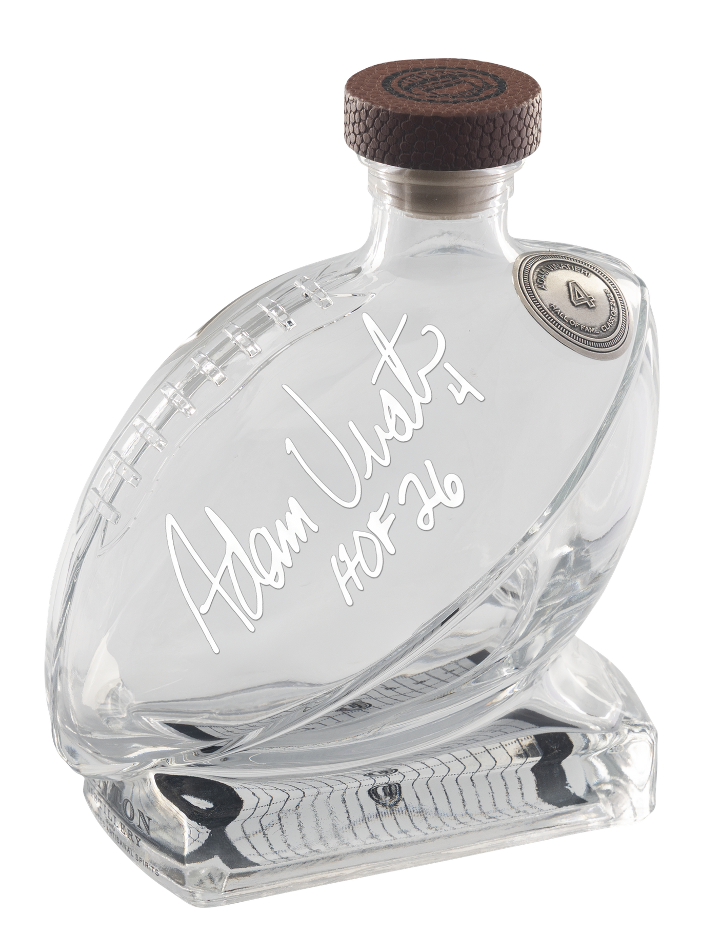 Adam Vinatieri Class of 2026 Canton Distillery Football Decanter