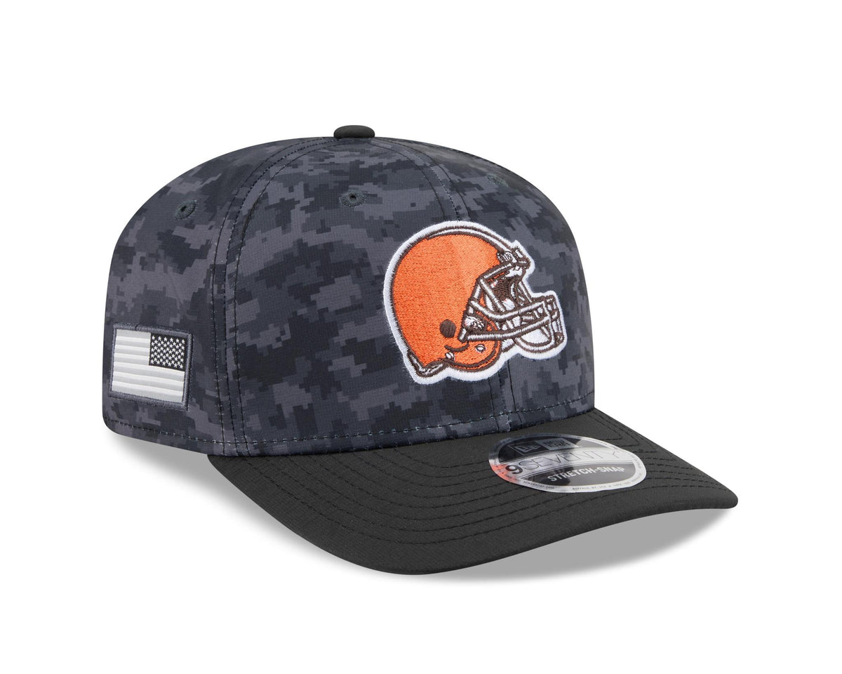 Browns 2026 New Era Men's 9SEVENTY Salute to Service Hat Pro Football Hall of Fame