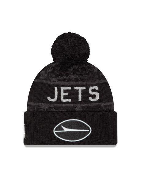 Jets 2026 New Era Men's Salute to Service Knit Pro Football Hall of Fame
