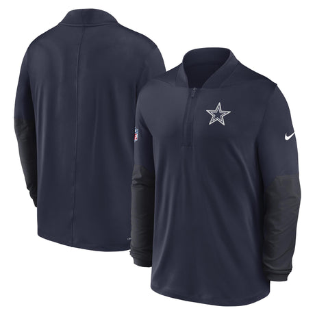 Cowboys 2025 Nike Men's Dri Fit Mid Weight Half Zip
